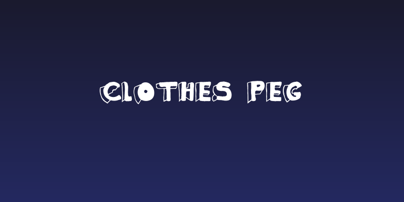 Clothes Peg Social Header