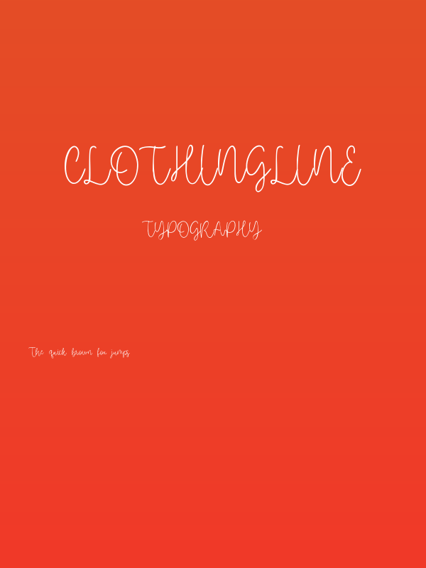 Clothingline Poster
