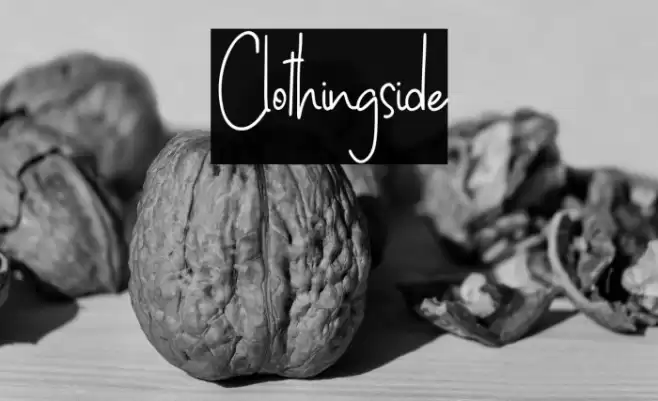 Clothingside フォント examples