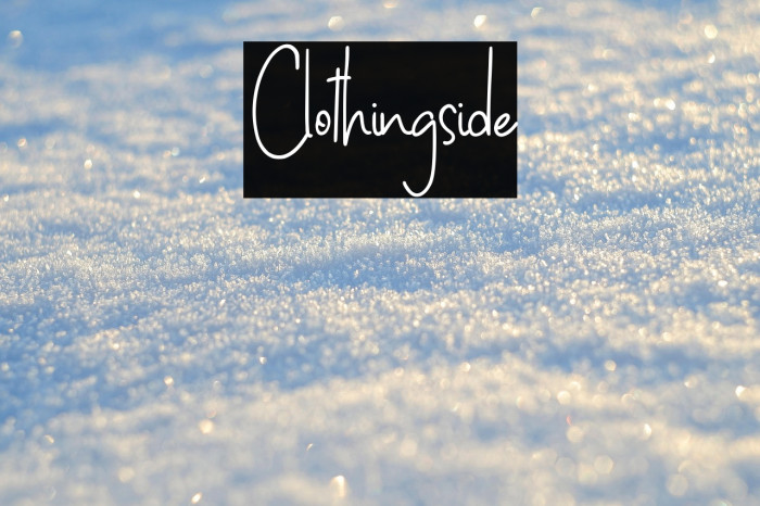 Clothingside Example 3