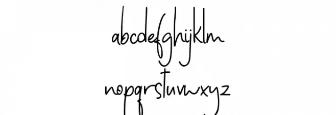 Clothingside フォント 小文字