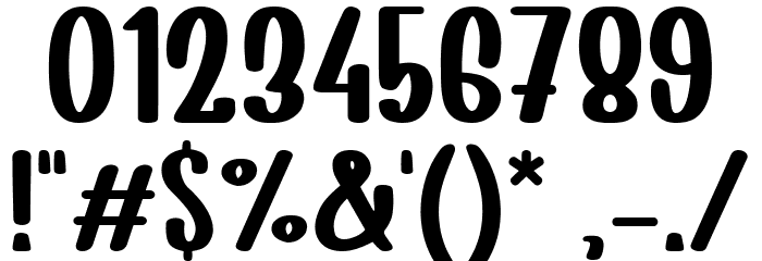 Cloud Bread Font OTHER CHARS