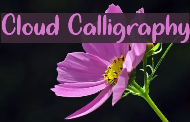 Cloud Calligraphy Example 2