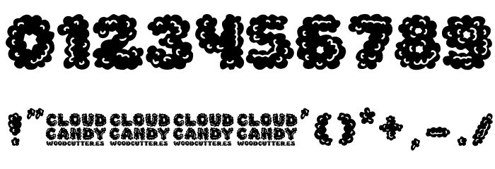 Cloud Candy Font OTHER CHARS