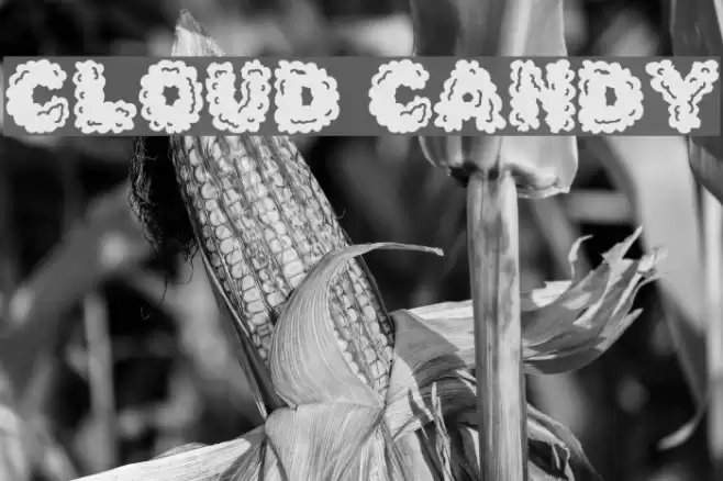 Cloud Candy Font examples