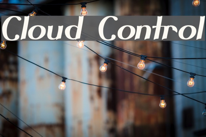 Cloud control