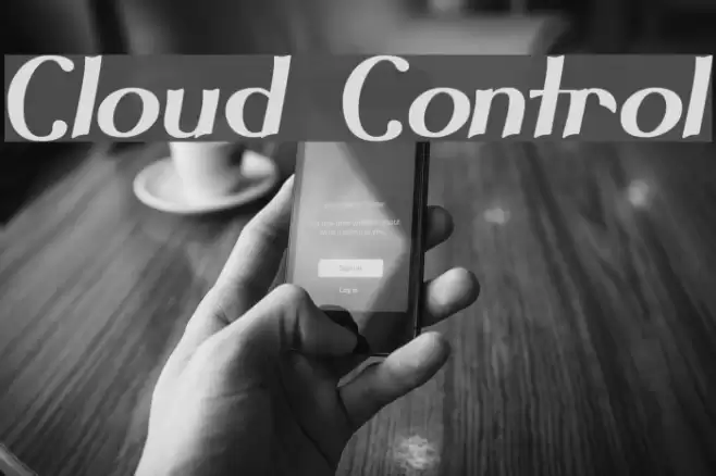 Cloud Control Font examples
