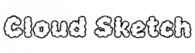 Cloud Sketch フォント