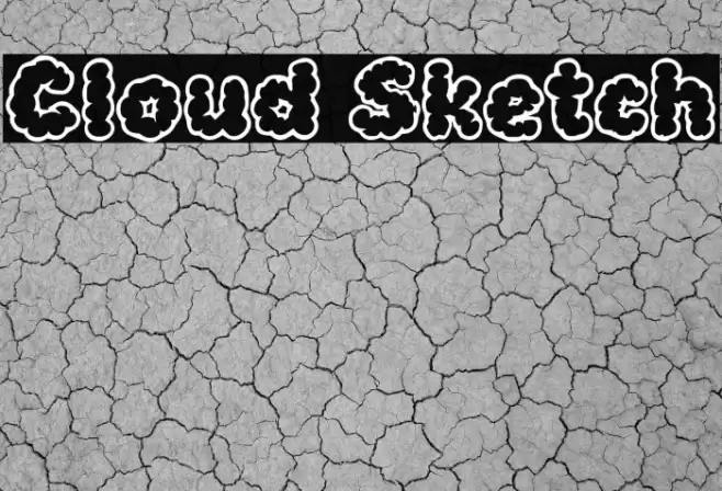Cloud Sketch フォント examples