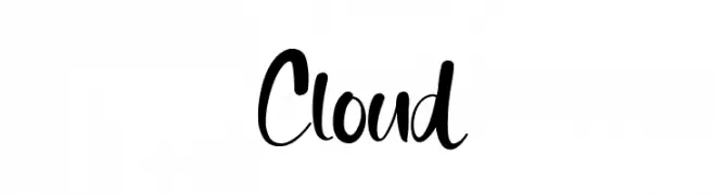 Cloud Font