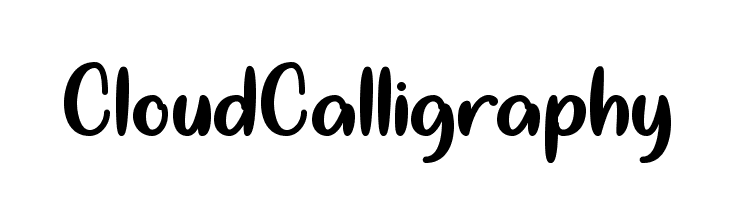 CloudCalligraphy  لخطوط تنزيل