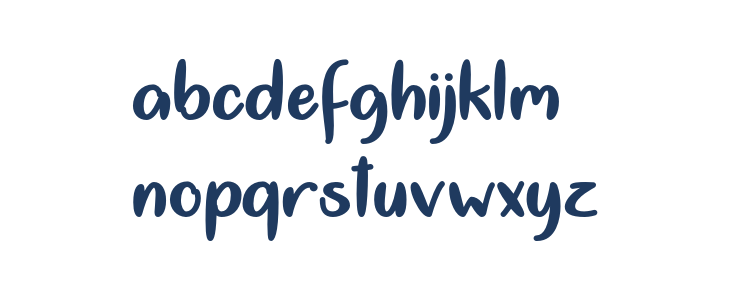 CloudCalligraphy Lowercase