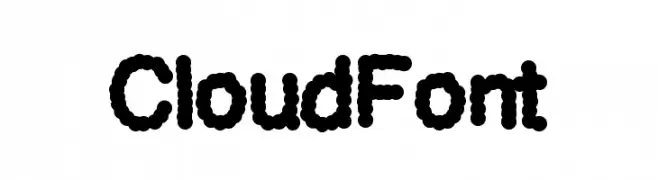 CloudFont  Frei Schriftart Herunterladen