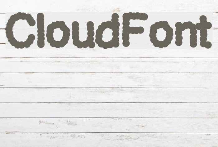 CloudFont Font examples