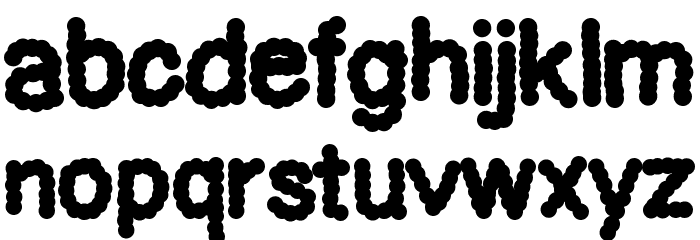 CloudFont Font LOWERCASE