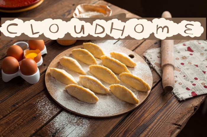 CloudHome Font examples