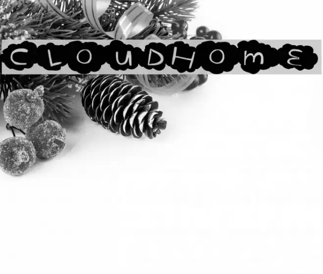 CloudHome Font examples