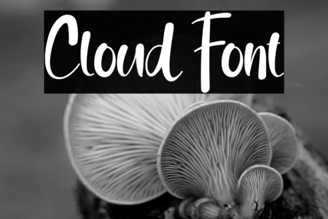 Cloud Font examples
