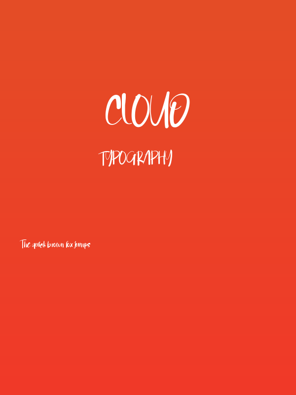 Cloud Poster