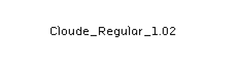Cloude_Regular_1.02  لخطوط تنزيل