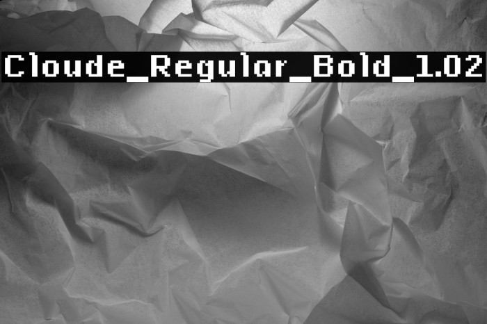 Cloude_Regular_Bold_1.02 Example 1