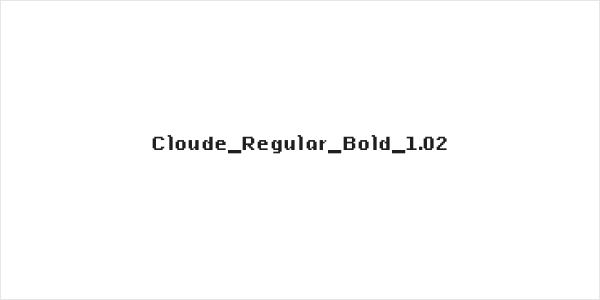 Cloude_Regular_Bold_1.02 Logo