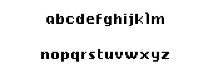 Cloude_Regular_Bold_1.02 Font LOWERCASE