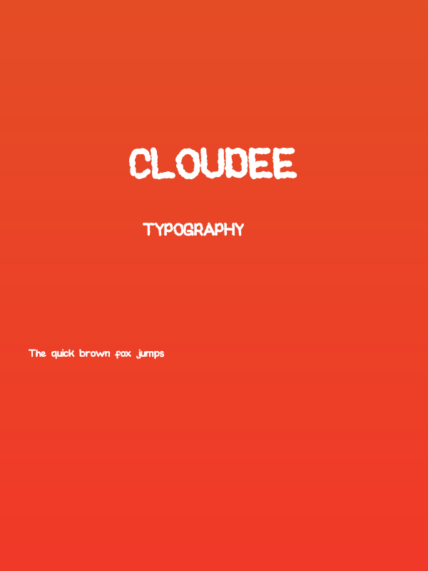 Cloudee Poster