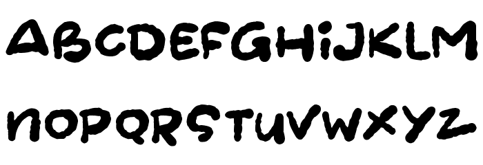 Cloudheads Font LOWERCASE