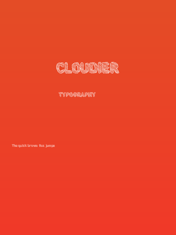 Cloudier Poster