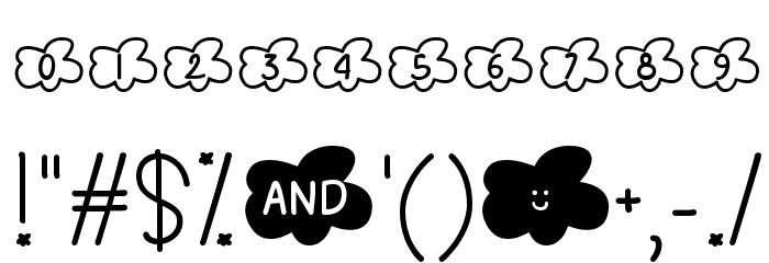 Clouds Smile Too Font OTHER CHARS