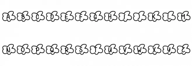 Clouds Smile Too 字体 大写