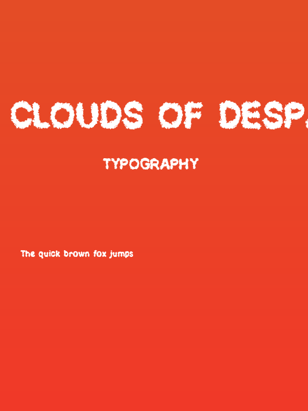 Clouds of Despair LSF Poster