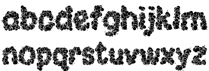 Clouds of Hope LSF Font LOWERCASE
