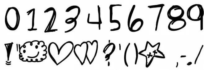 CloudsAndBlue Font OTHER CHARS