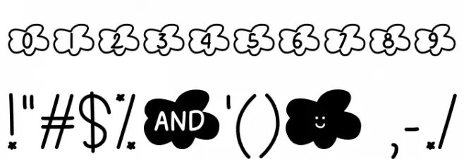 CloudsSmileToo Font OTHER CHARS