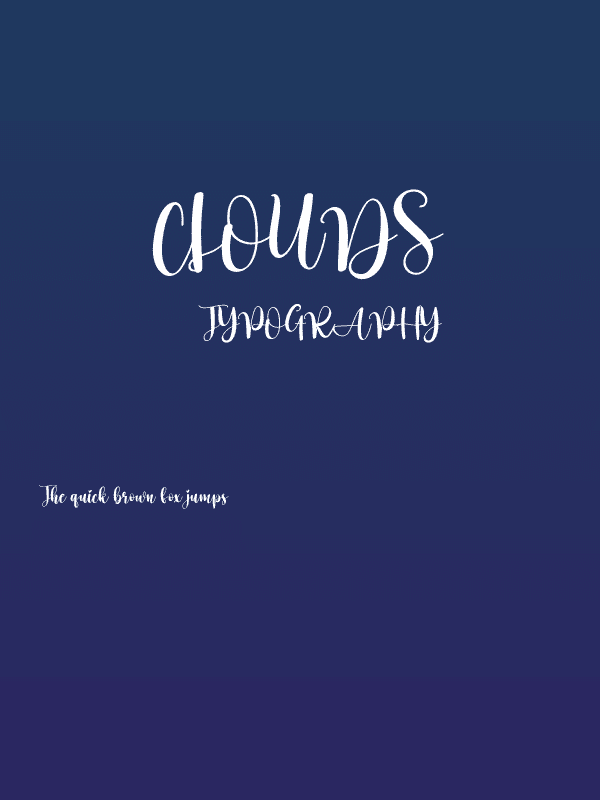Clouds Poster