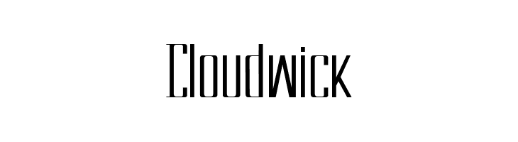Cloudwick  Скачать бесплатные шрифты