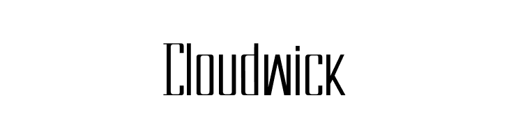 Cloudwick  Frei Schriftart Herunterladen