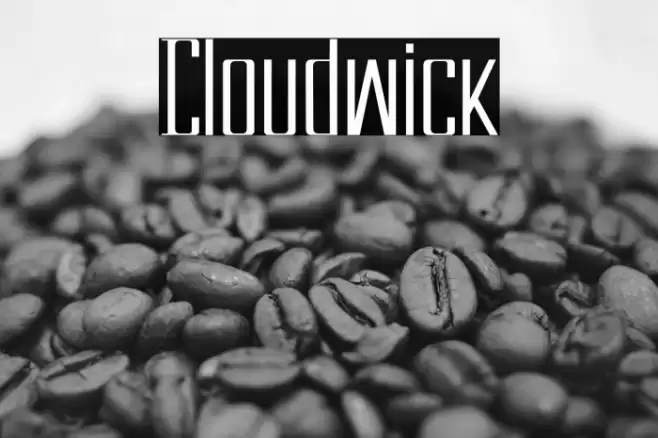 Cloudwick Font examples