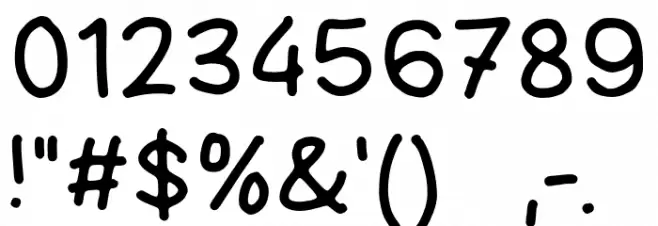 Cloudy Bright Font OTHER CHARS