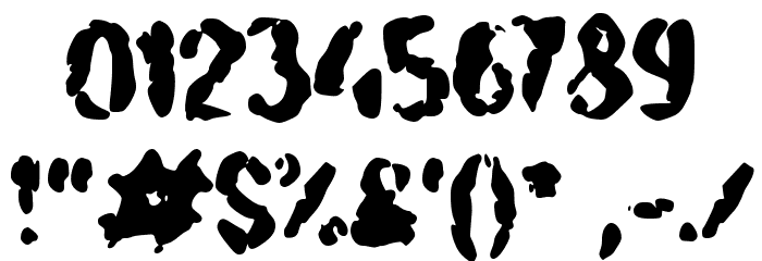 Cloudy Cloud Font OTHER CHARS