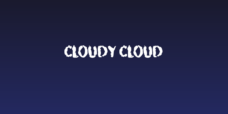 Cloudy Cloud Social Header
