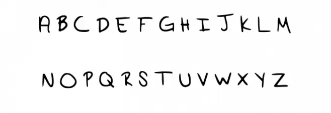 Cloudy Days Regular 字体 大写