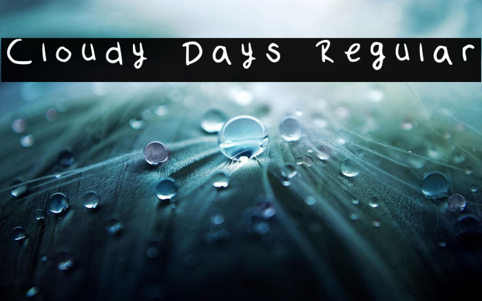 Cloudy Days Regular Example 2
