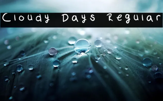 Cloudy Days Regular Example 2