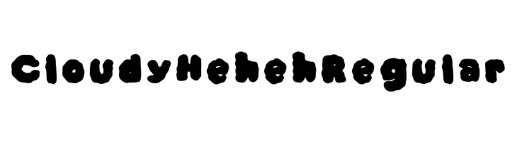 Cloudy Heheh Regular 字体