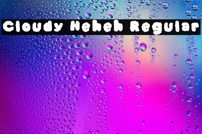 Cloudy Heheh Regular Example 3