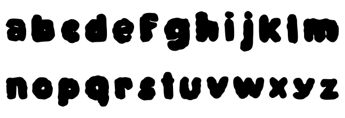 Cloudy Heheh Regular Font LOWERCASE