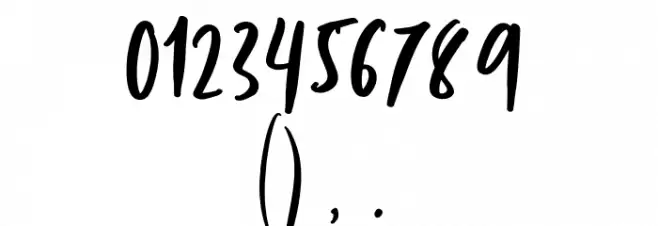 Cloudy Night Font OTHER CHARS